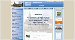 Desktop Screenshot of holycrosskaukauna.org